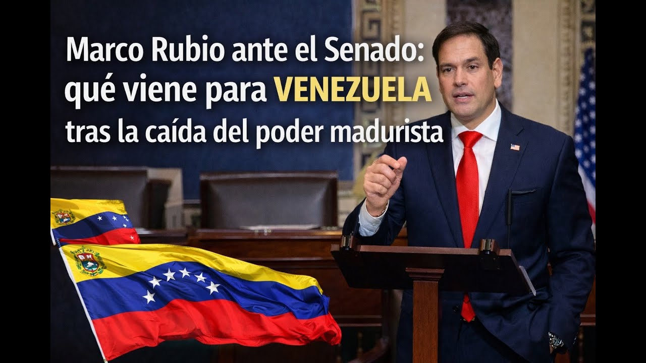 Marco Rubio ante el Senado: qué viene para Venezuela tras la caída del poder madurista | NTN24