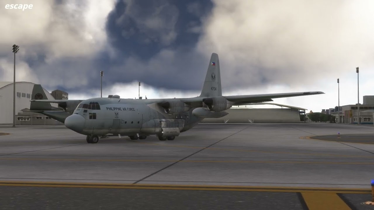 Villamor Air Base - Mactan Benito Ebuen Air Base/Microsoft Flight Simulator 2024/CaptSim/C130H