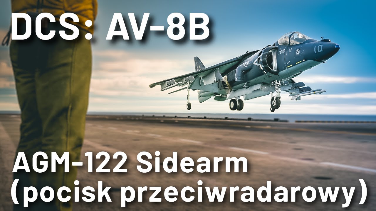 DCS: AV-8B - AGM-122 Sidearm (pocisk przeciwradarowy)