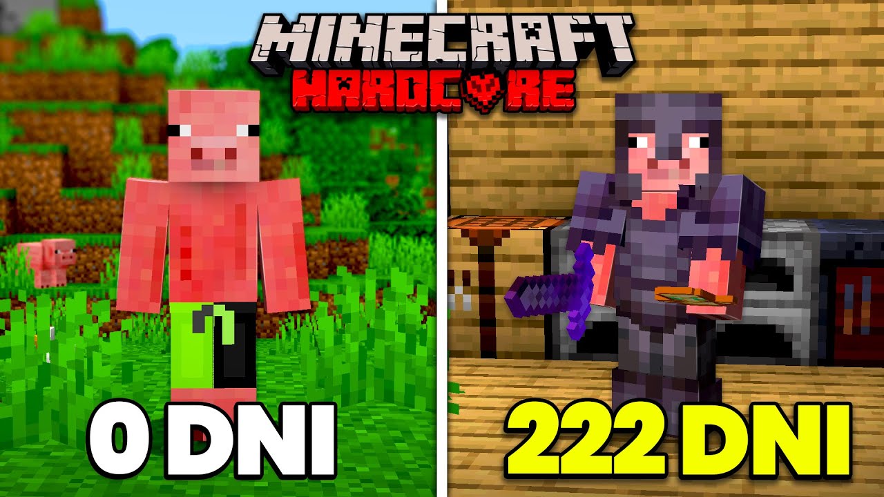 oto jak PRZEŻYŁEM 400 DNI w Minecraft HARDCORE... [PEŁNA HISTORIA]
