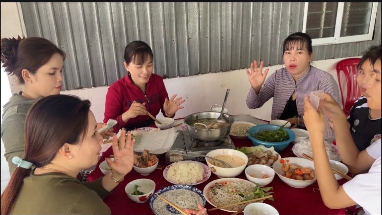 T542| Mùng 4 Tết làm bữa cơm cúng tất và làm món vịt nấu chao và vài món khác (CHCM)