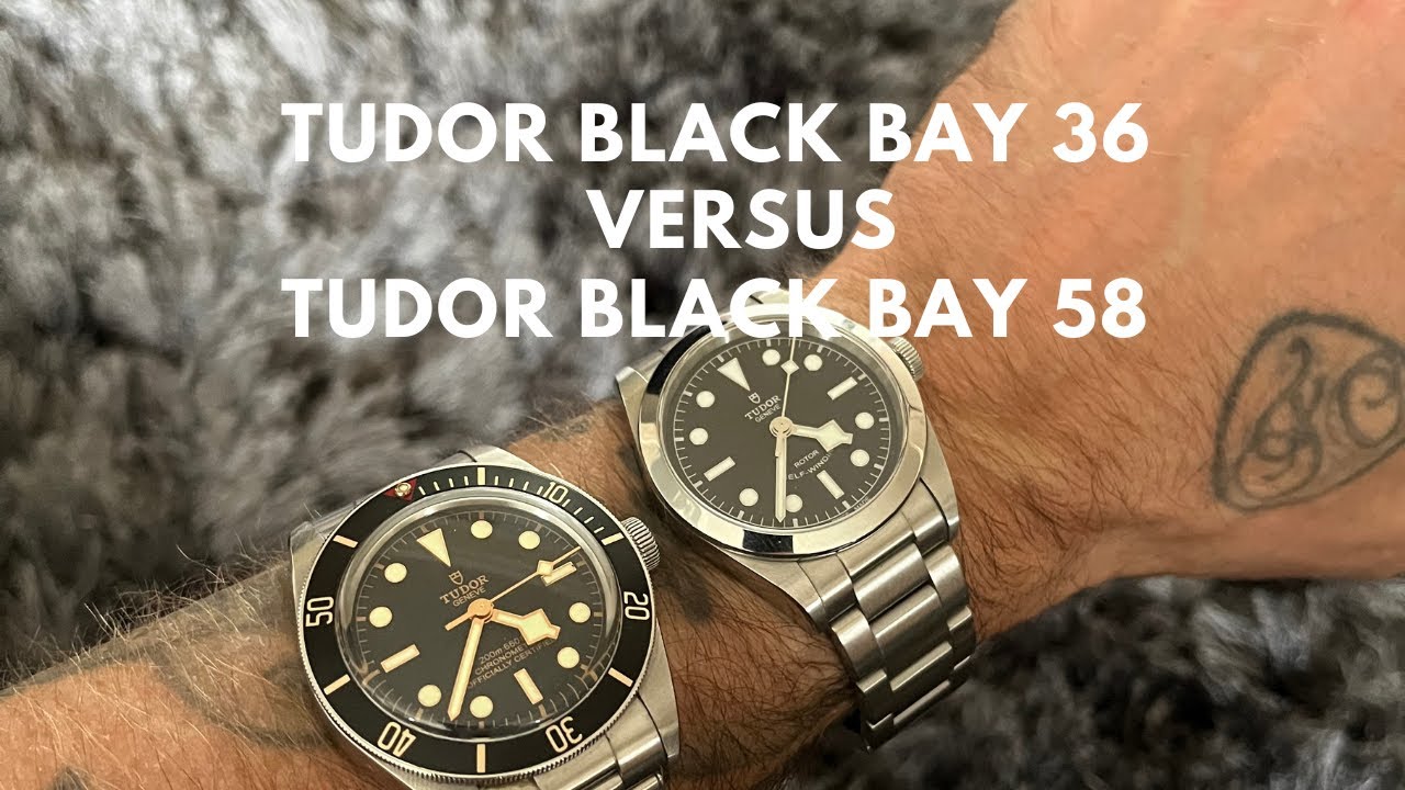 Tudor Black Bay 36 v Tudor Black Bay 58 Comparison