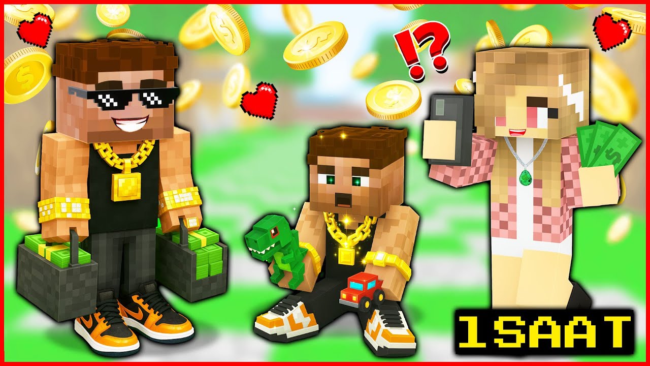 MİNECRAFT ALİ AİLESİ ZENGİN OLDU FİLMİ! 😱 - Minecraft ZENGİN FAKİR HAYATI