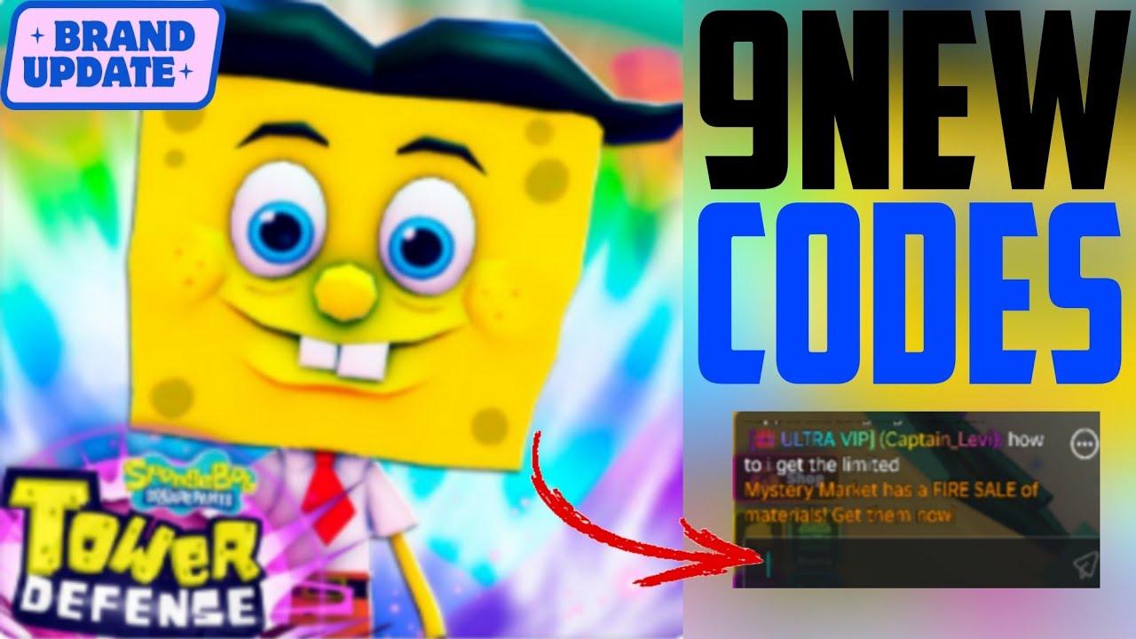 🔓 NEW SpongeBob Tower Defense Codes (January 2026) — FREE Rewards! 💎