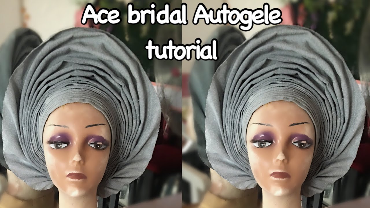 How to make Ace Autogele (bridal gele) detailed tutorial #diy #autogele #shorts #tutorial