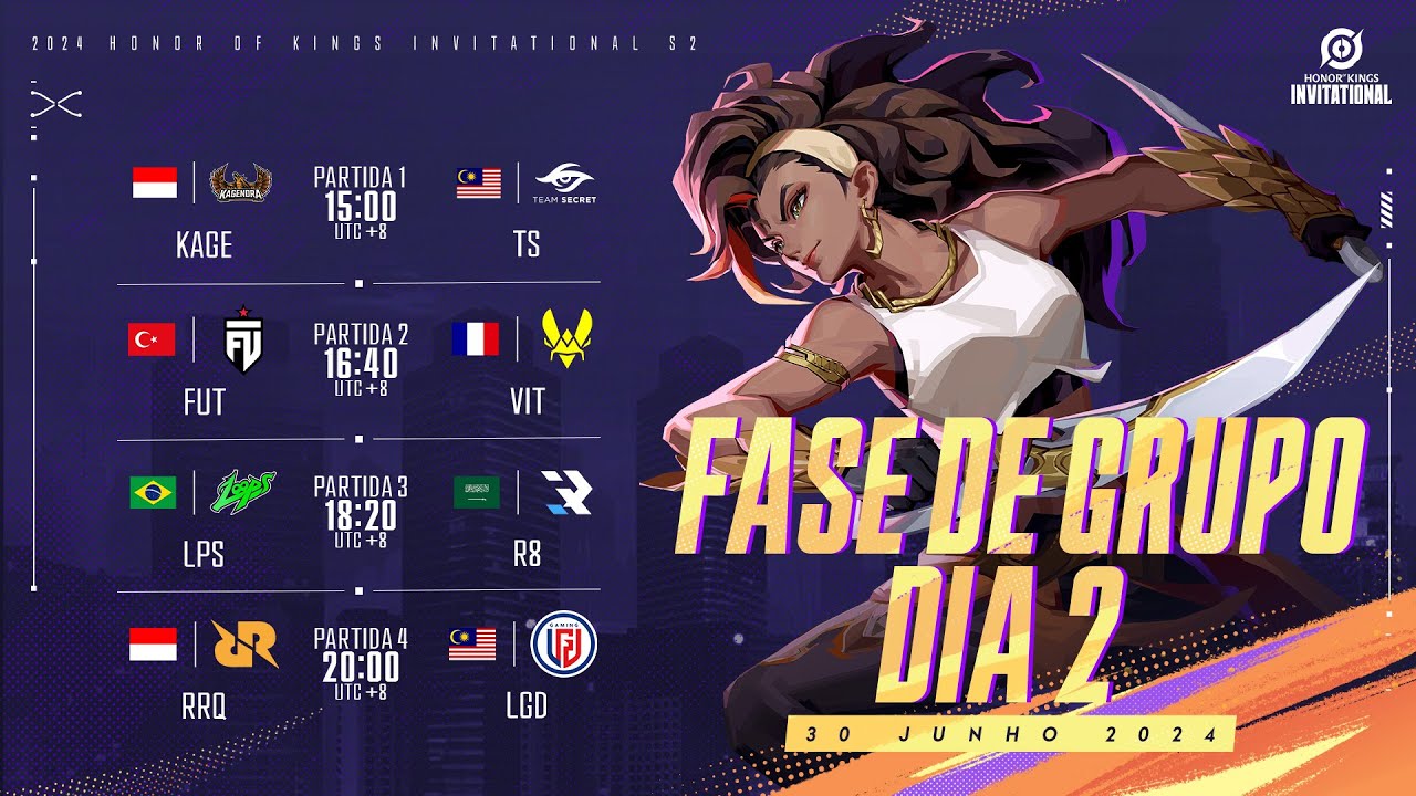 [PT-BR] Honor of Kings Invitational S2 Fase de Grupos Dia 2