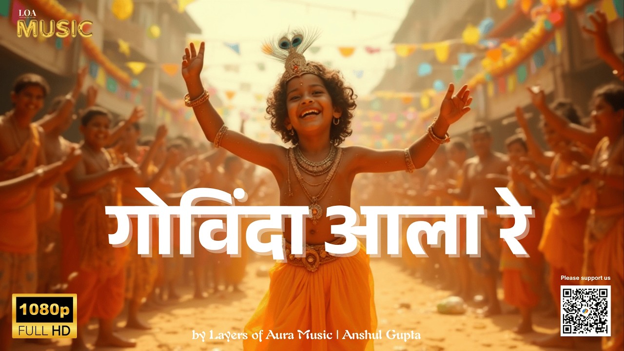 🙏🎵 Govinda Aala Re गोविंदा आला रे | Dahi Handi Janmashtami  @layersofauramusic