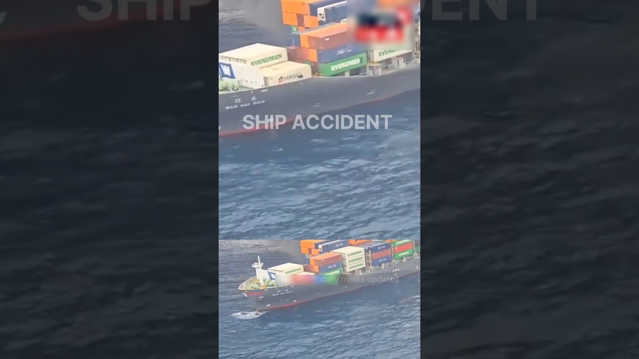 ship accident in arabian sea..