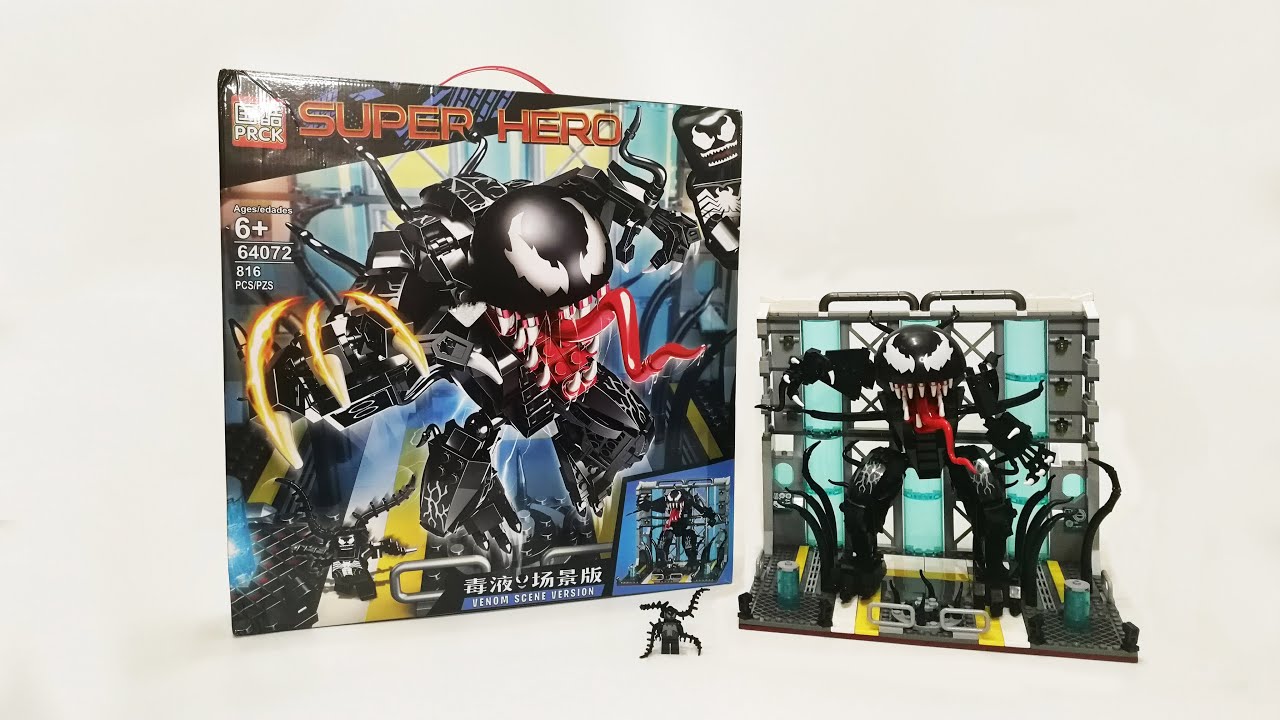 LEGO PRCK 64072 MARVEL SUPER HEROES SPIDER-MAN VENOM MECH ARMOR WITH SCENE VERSION