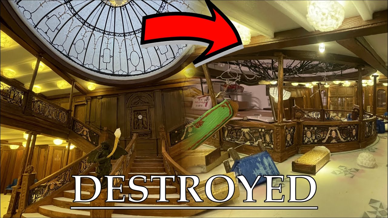 How I sank my cardboard Titanic grand staircase...