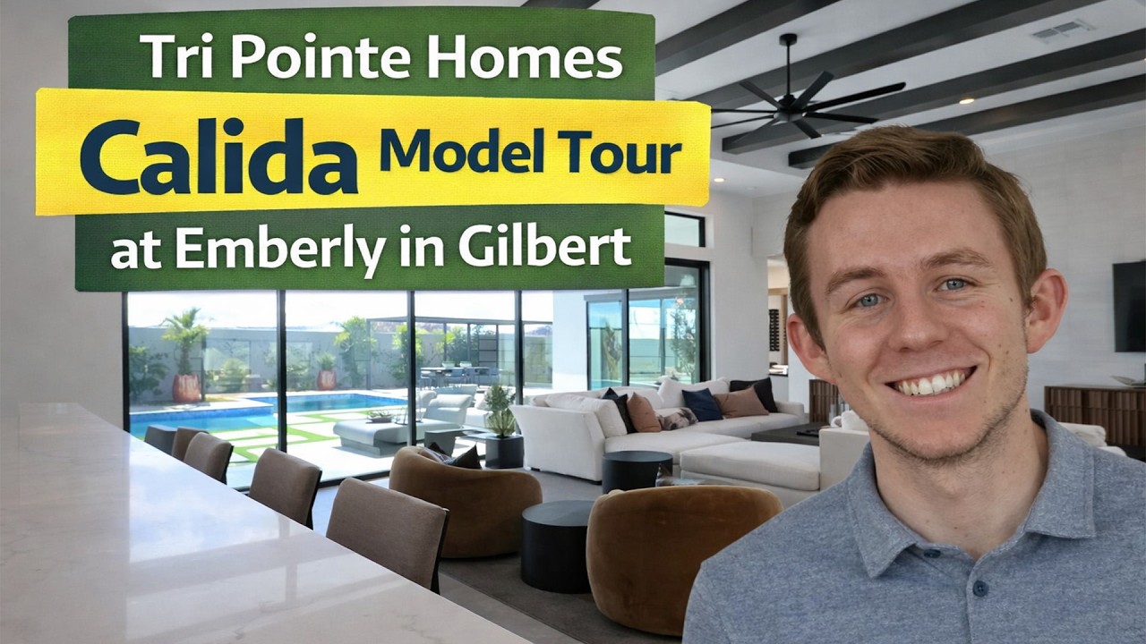Nearly 5,000 Sq Ft Single Story in Gilbert | Calida at Emberly