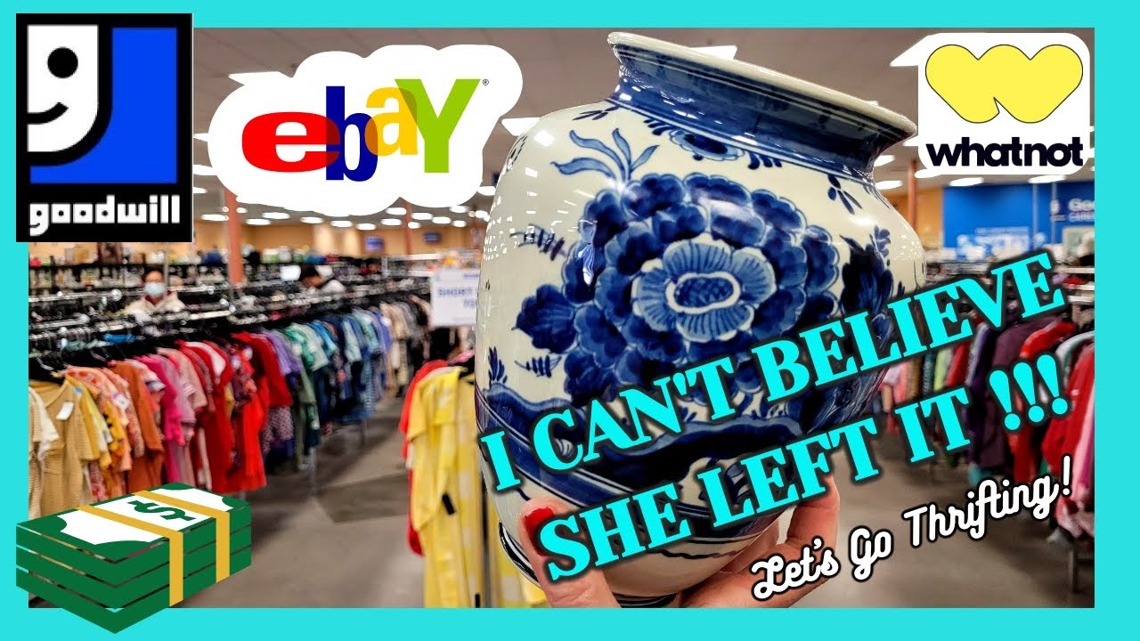 SHE LEFT IT... I GRABBED IT! / Goodwill Thrift With Me / I SPLURGED on a 1960's CREDENZA Buy My HAUL