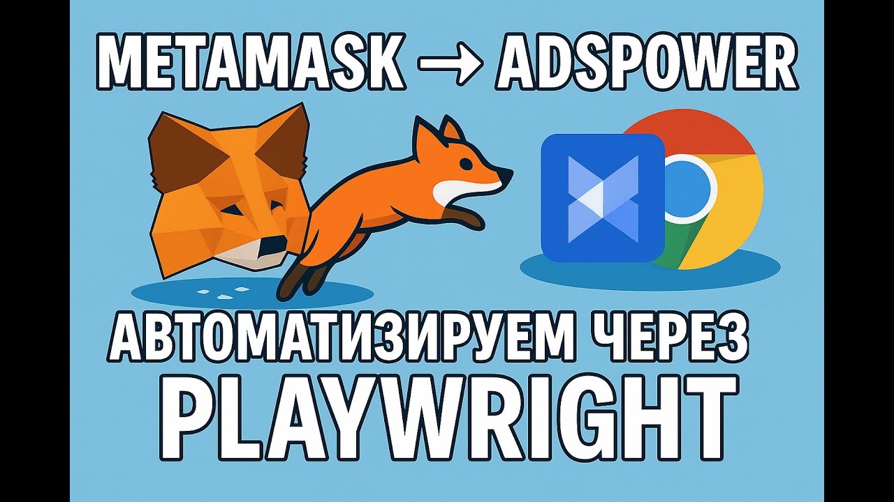 🔥 Массовое добавление MetaMask кошельков в AdsPower через Playwright