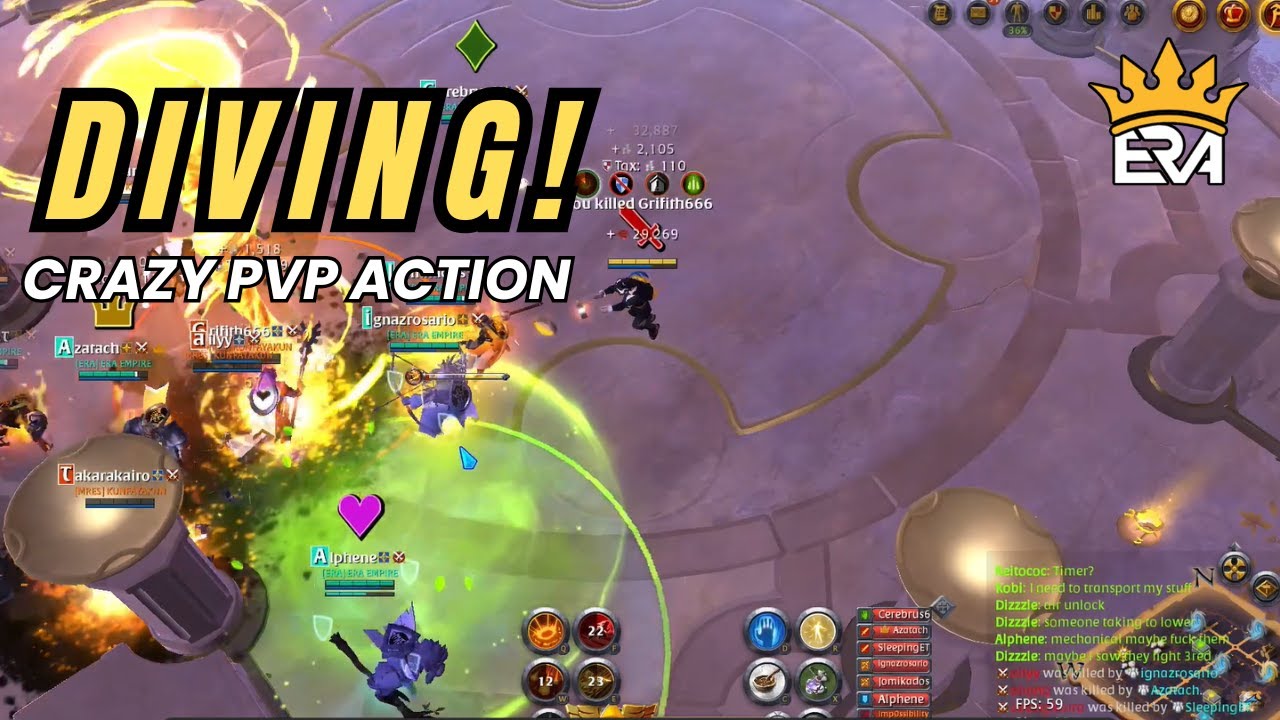 Smallscale INSANE DIVE PvP | Ava Road | Albion Online