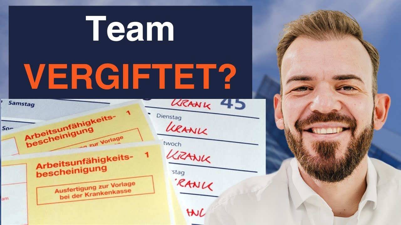 Mitarbeiter lange krank? Toxisches Klima im Team verhindern als Chef