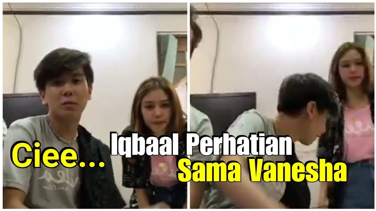 MANIS BANGET - Iqbaal Atur Tempat Duduk Vanesha Sebelum Live Di Mulai