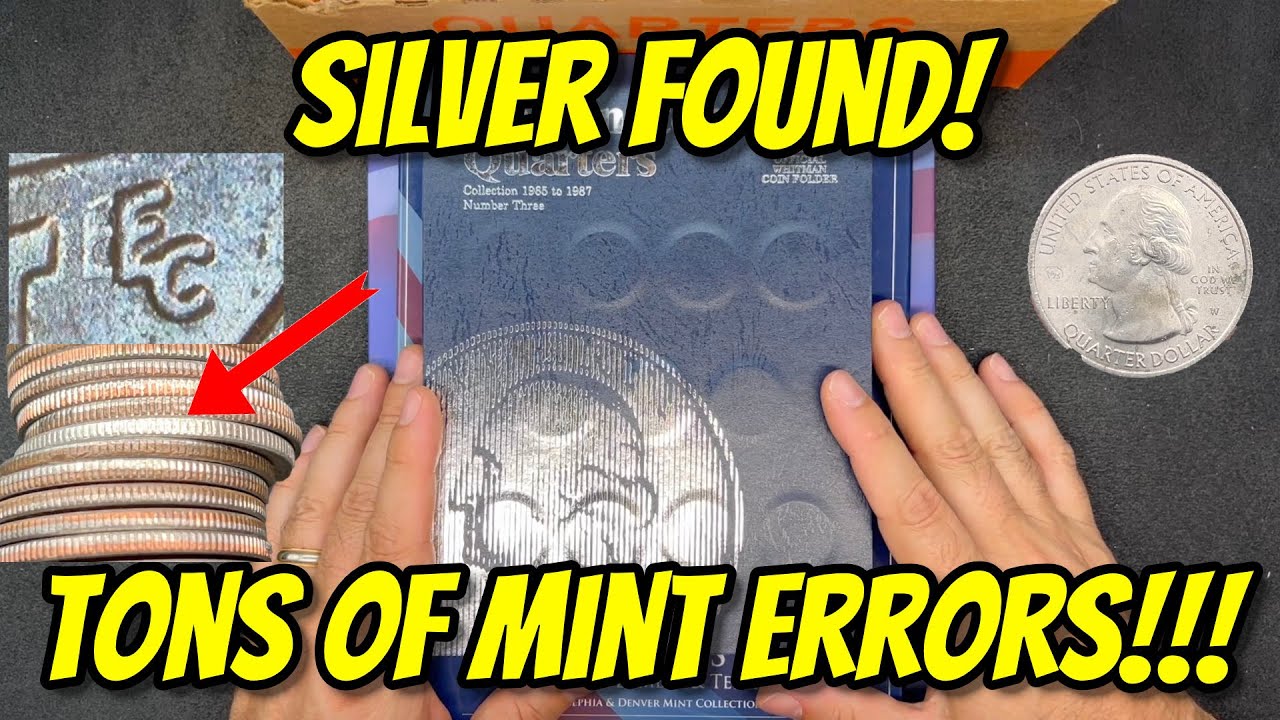 $500 Quarter Box Hunt and Album Fill - Silver, Errors, and More! Ep27