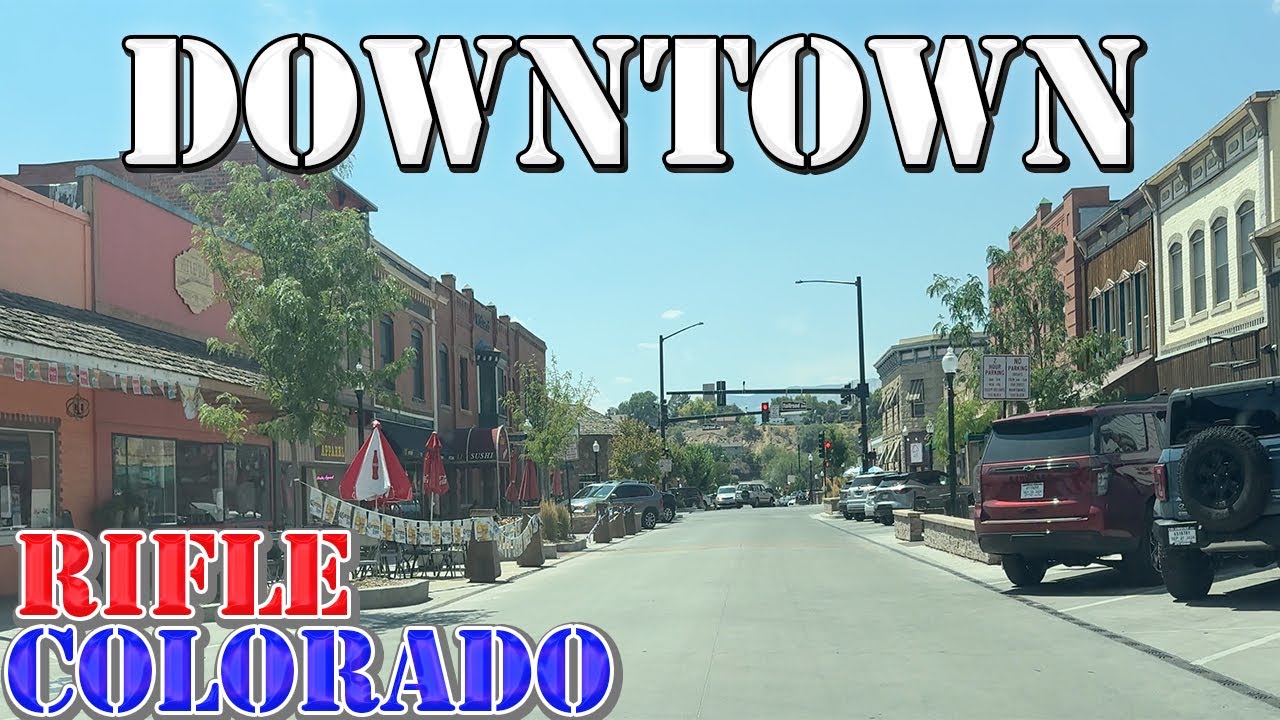 Rifle - Colorado - 4K Downtown Drive