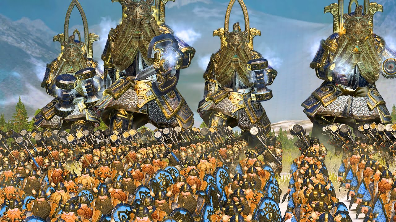 Empire VS Dwarfs - Clash of the Titans - Warhammer Cinematic Battle