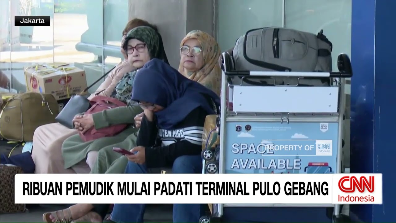 Ribuan Pemudik Mulai Padati Terminal Pulogebang