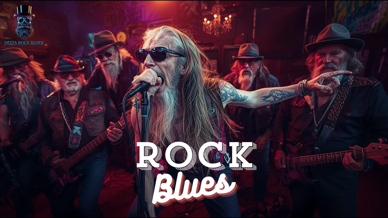 Classic Rock Blues with guitar riffs | Rock Blues