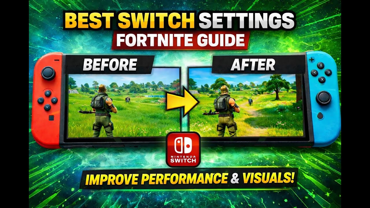 How to Fix Fortnite Lag on Nintendo Switch + Best Graphics Settings (2026) #fortnite