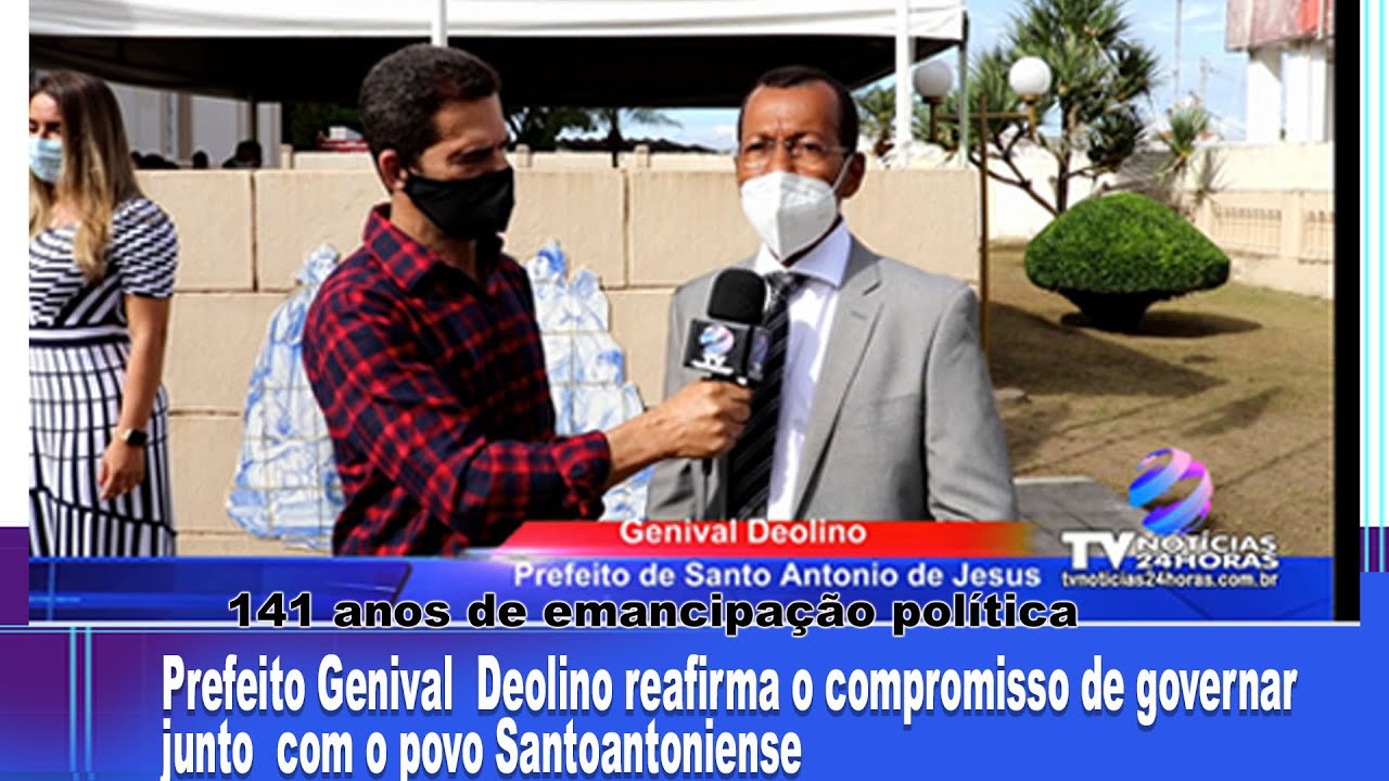 SAJ :Prefeito Genival Deolino reafirma o compromisso de governar junto  com o povo Santoantoniense