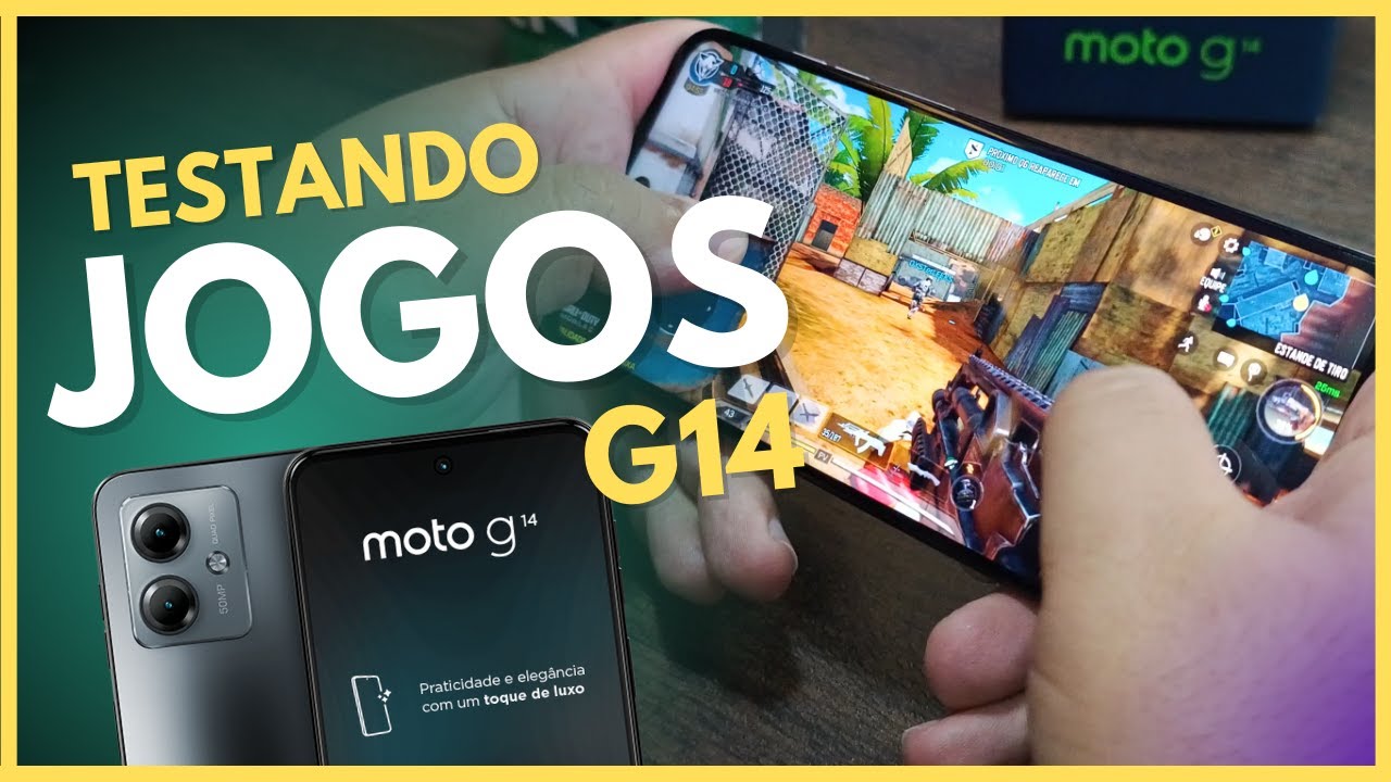 Moto G14 | TESTE DE JOGOS [JOGATINA] - TecNoob