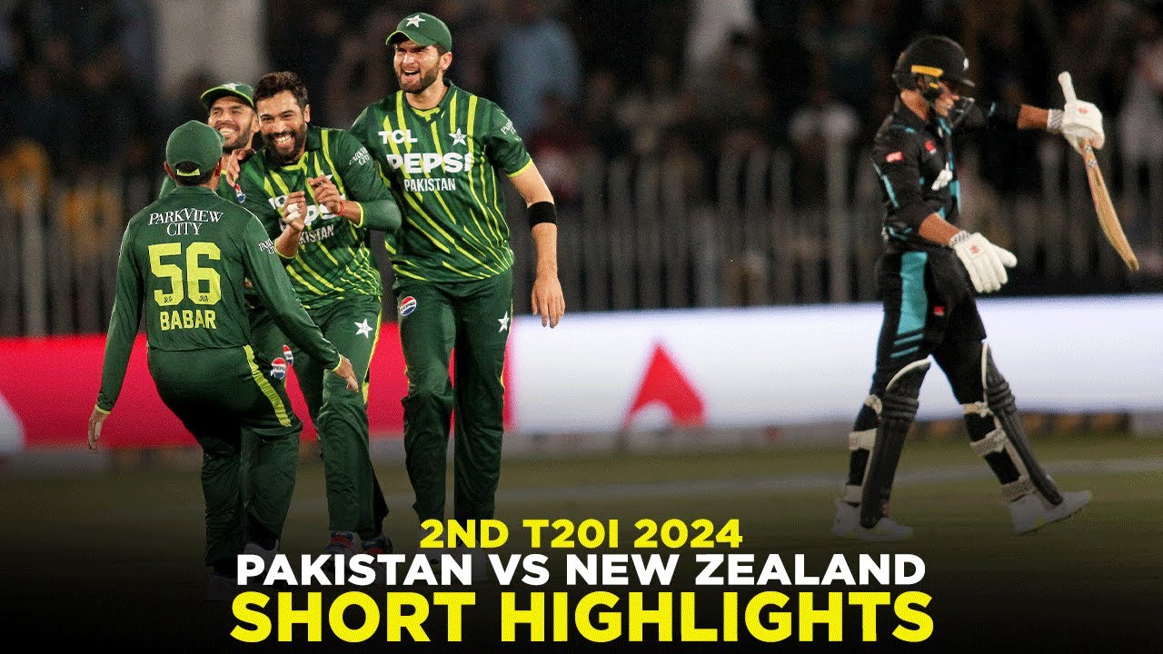 Short Highlights | Pakistan vs New Zealand | 2nd T20I 2024 | PCB | M2E2A