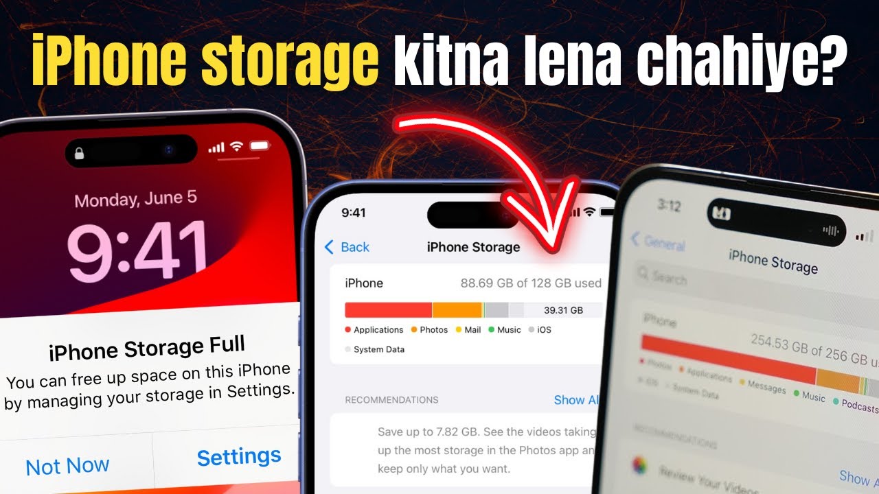 Сколько памяти достаточно для iPhone | Хранилище iPhone Китна Лена Чахие?