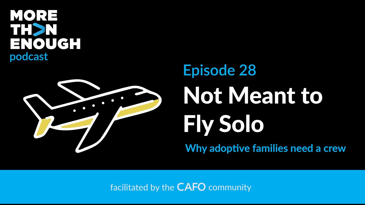 Not Meant to Fly Solo: Why adoptive families need a crew