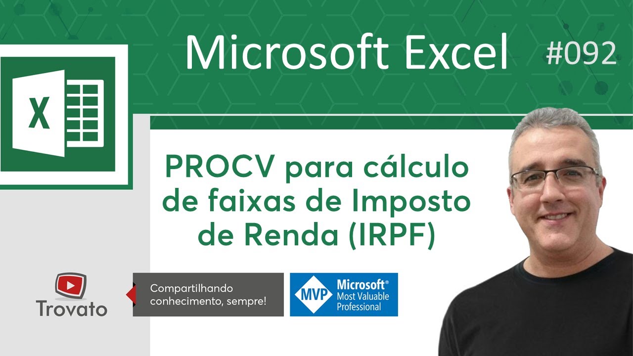 92 - Excel - ProcV para cálculo de Imposto de Renda na Fonte (IRPF)