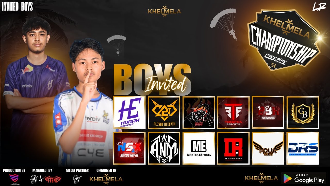 [LIVE] KHELMLELA CHAMPIONSHIP || BOYS INVITED || #freefire