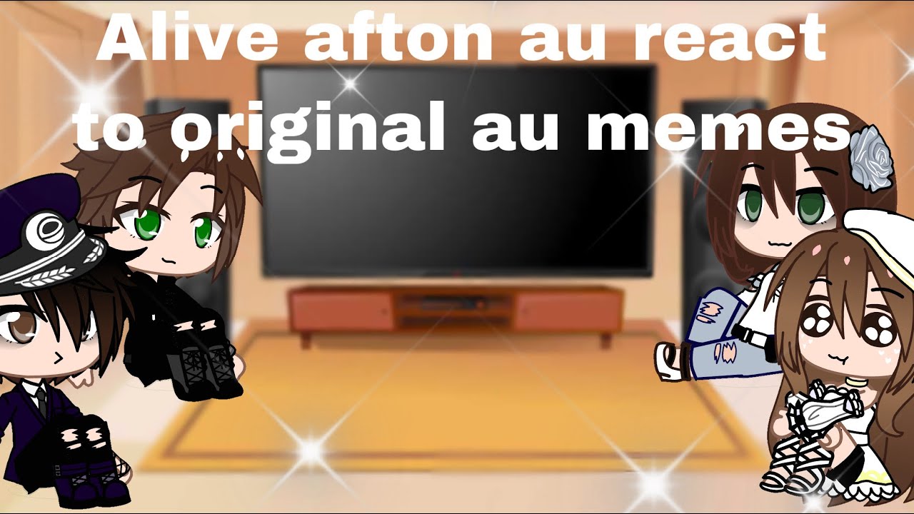 Alive Afton au reacts ||gacha club|| fnaf