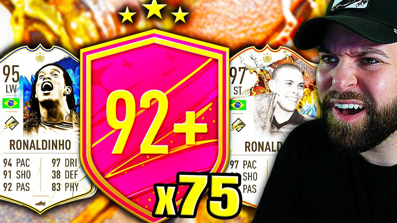 OPENING 75x 92+ ATTACKER ICON PACKS!