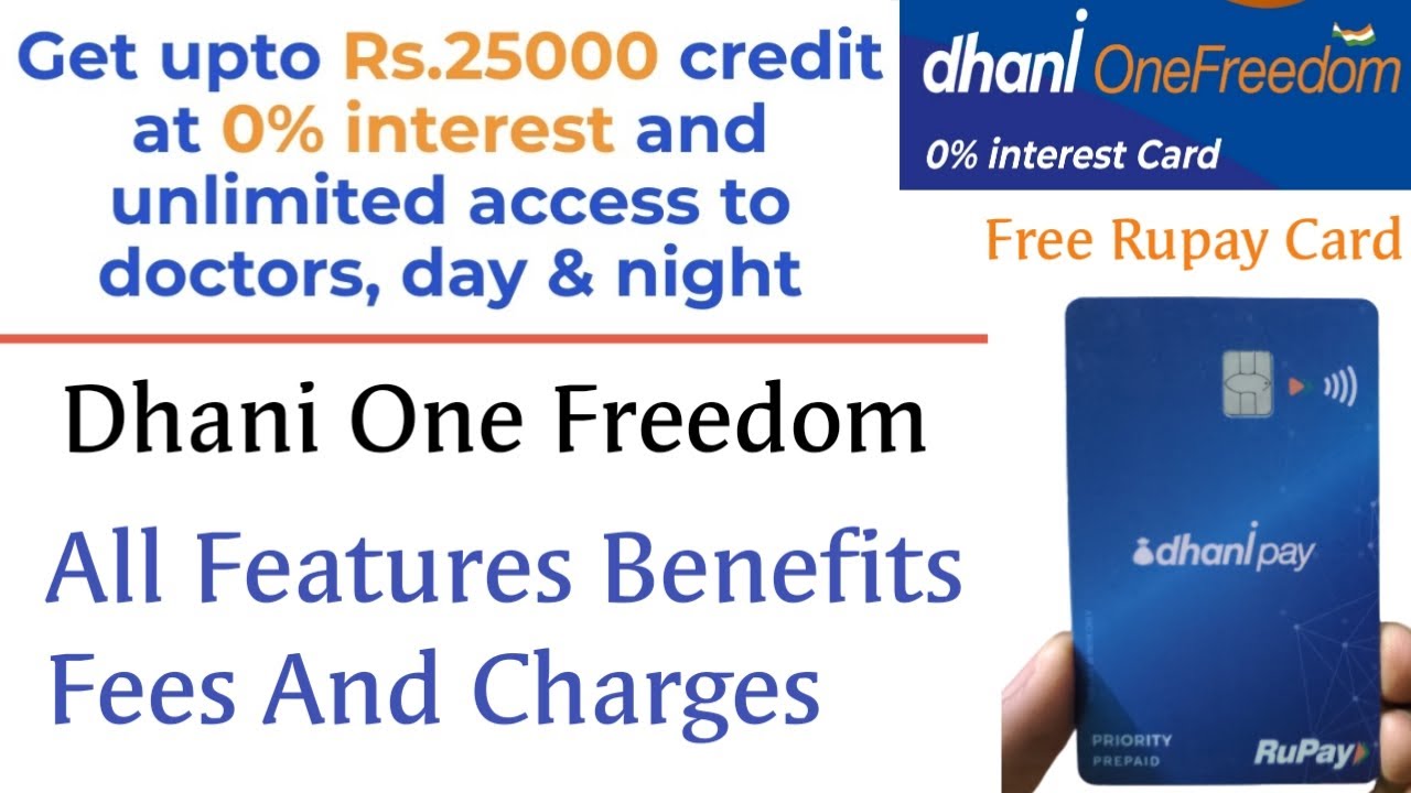 Dhani One Freedom All Features&nbsp;Benefits&nbsp;Fees&nbsp;And&nbsp;Charges | No Cost&nbsp;EMI | Dhani One Freedom Kiya&nbsp;Hai