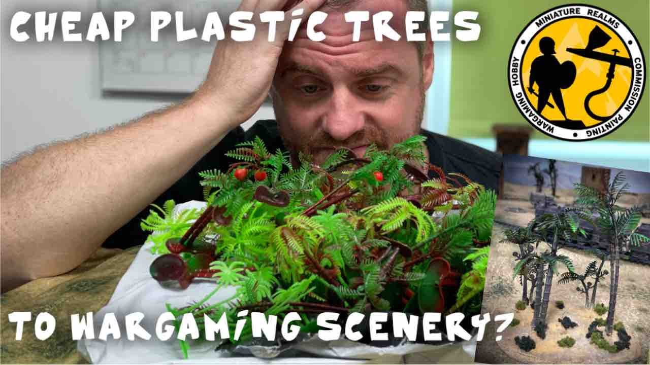 Wargaming Trees: Turning Cheap Plastic Palm Trees into Wargaming Scenery