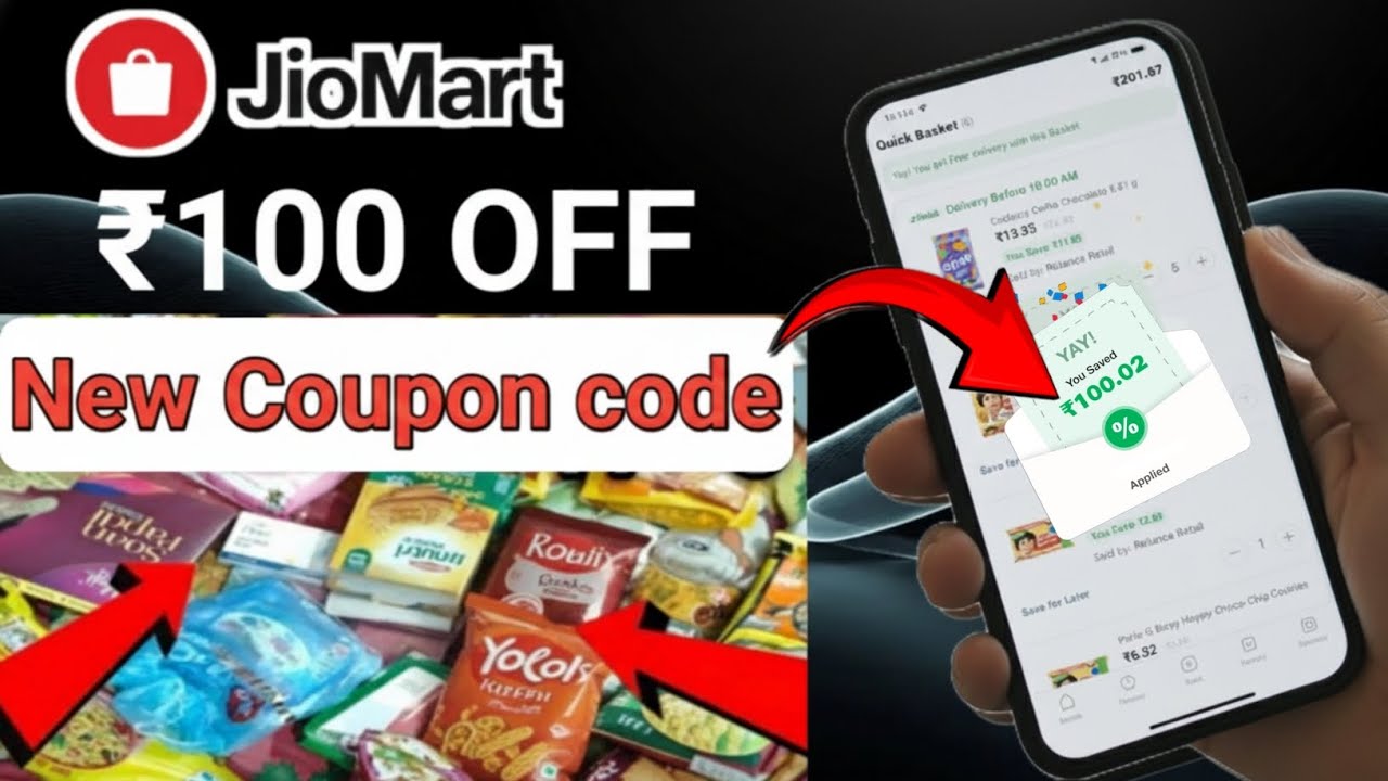 JioMart Flat ₹100 OFF Coupon | Today&rsquo;s Loot Code | New + Old Users Trick 2025 #jiomart #yt #youtube 