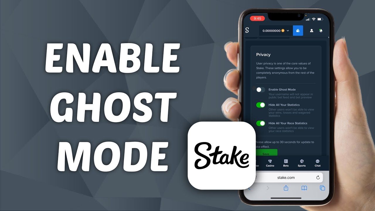 How to Enable Ghost Mode on Stake