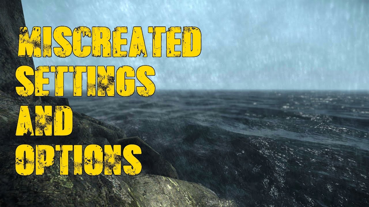 Settings and options for Miscreated