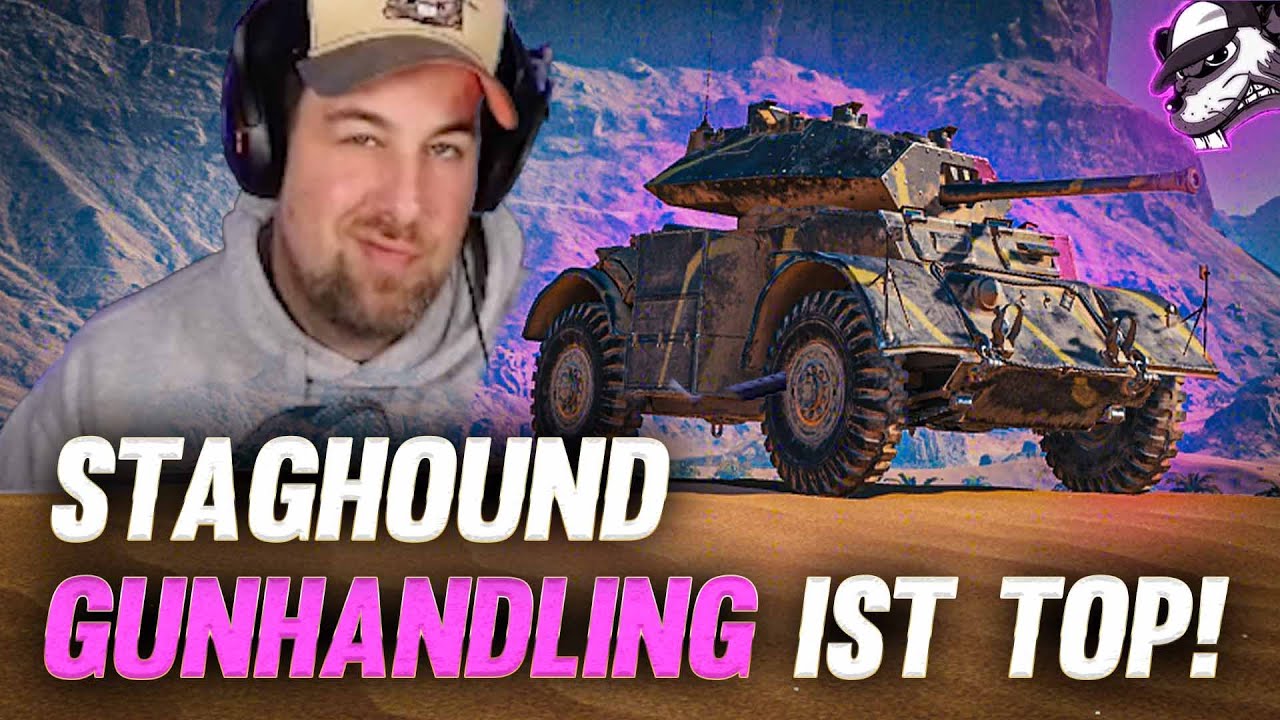Neue britische Radpanzer: Der Staghound hat eine Top-Kanone für Stufe 6!