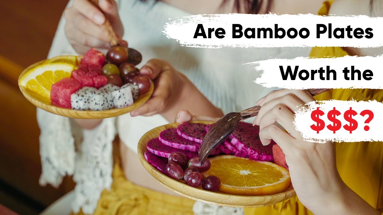 DESIGNER Wooden Plate For LESS THAN $20?!  | Classic Bamboo Plate by Rainforest Bowls