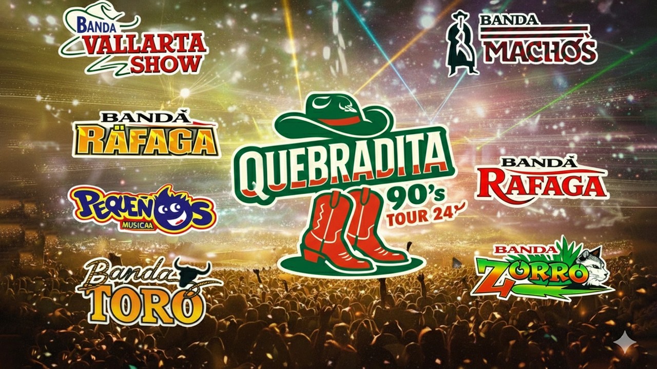 CLÁSICOS DE QUEBRADITA NOVENTERA 💥 Banda Machos y Los Grandes del Ritmo