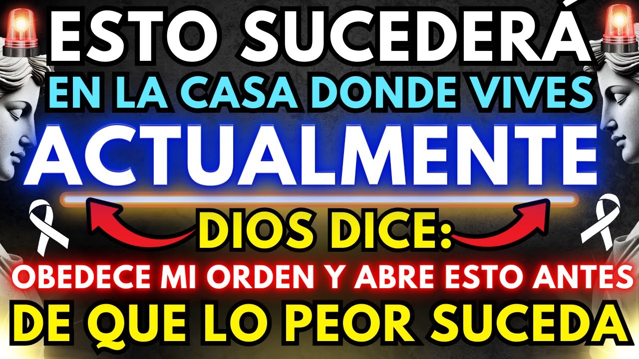 DIOS DICE: ESTO PASARÁ HOY EN TU CASA Y DEBES ESTAR PREPARADO!
