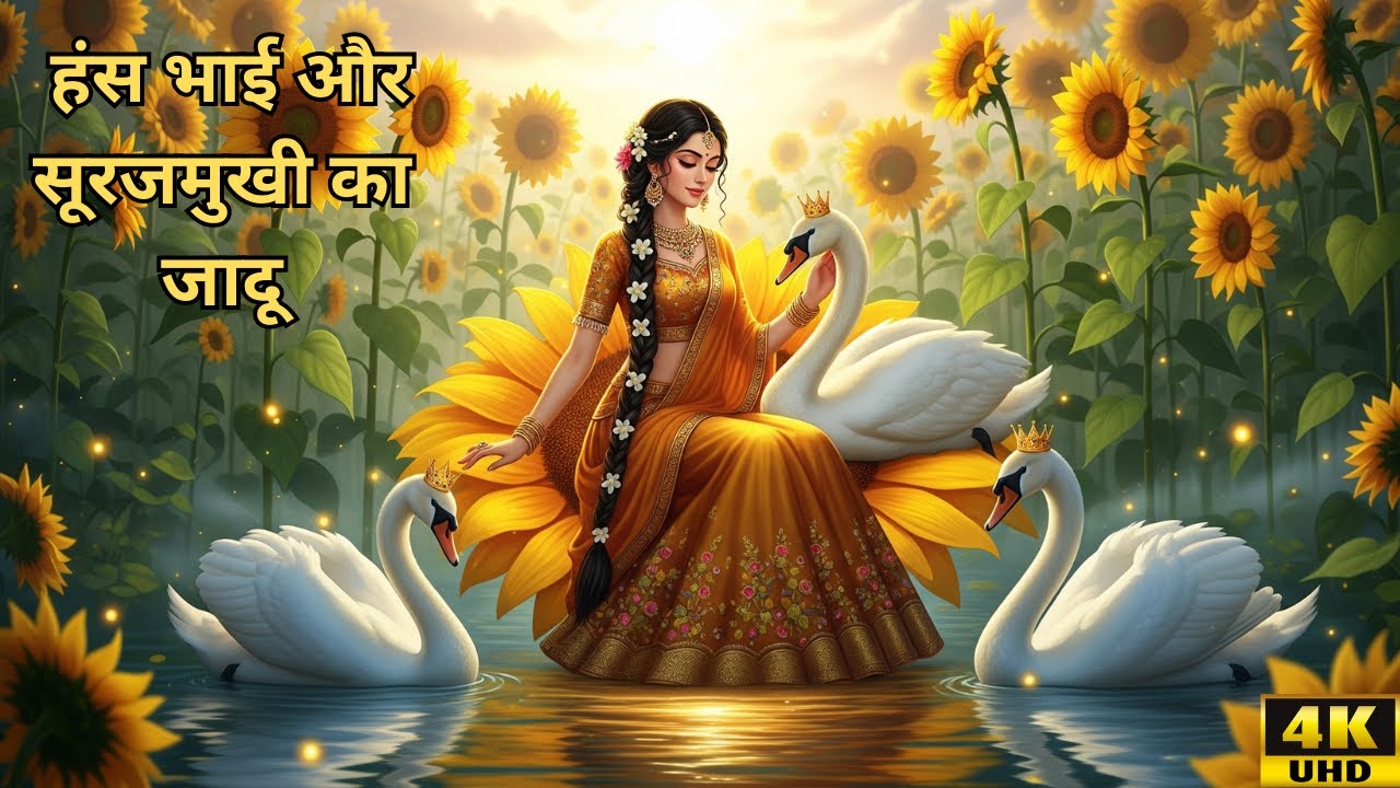 राजकुमारी के हंस भाई और सूरजमुखी का जादू | 