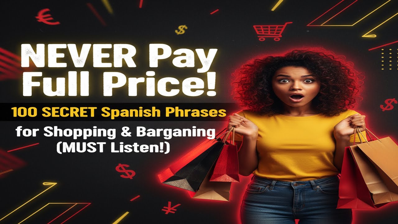 NEVER Pay Full Price! 100 SECRET Spanish Phrases for Shopping & Bargaining (MUST Listen!)