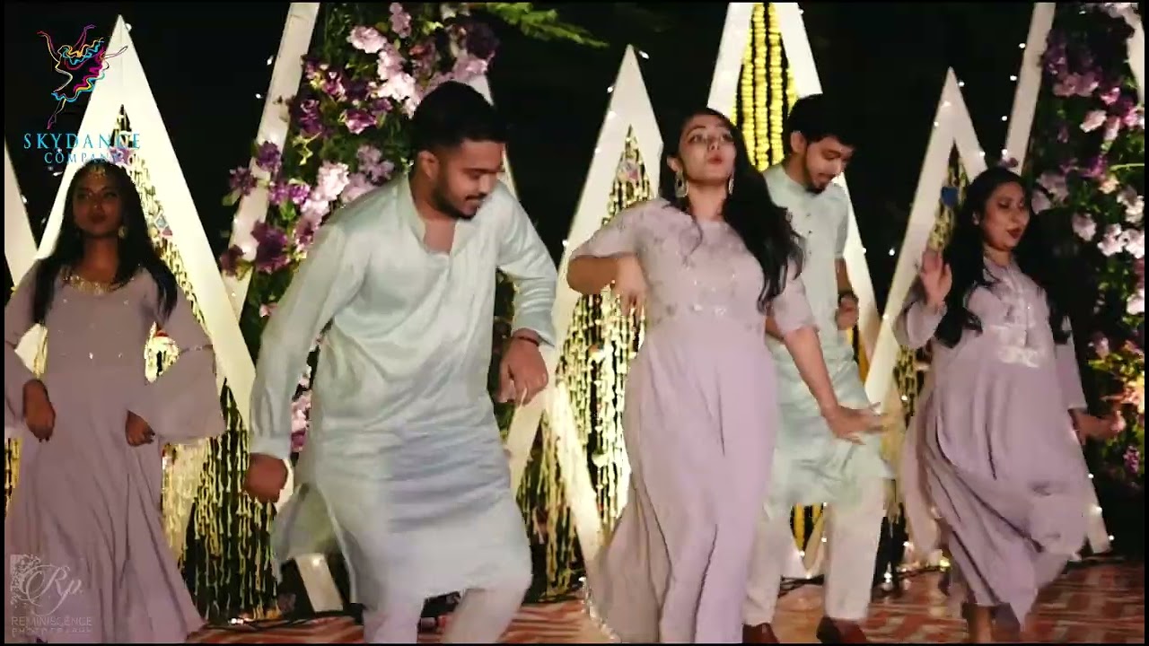 Gal Ban Gayi Wedding Dance | Areeb 💛 Ratri's Holud | SKYDANCE Company