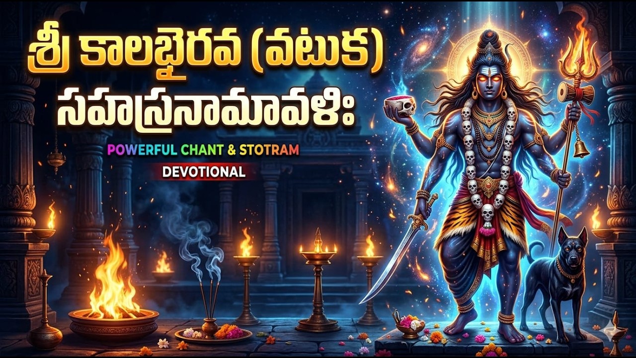 🔴 LIVE: కాలభైరవ సహస్రనామ స్తోత్రం | Powerful Kala Bhairava Mantras | Bhairava Swamy Bhakti