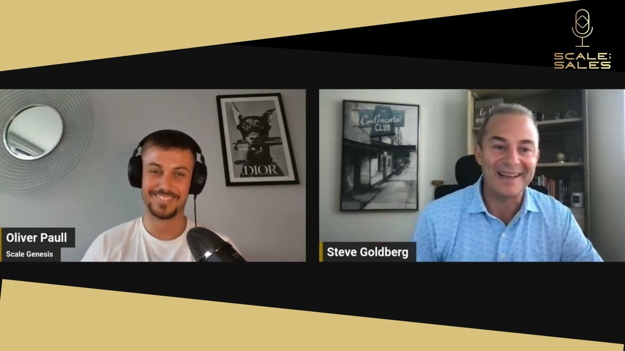 Scale;Sales Ep 8 Steve Goldberg - CRO @ Sales Loft