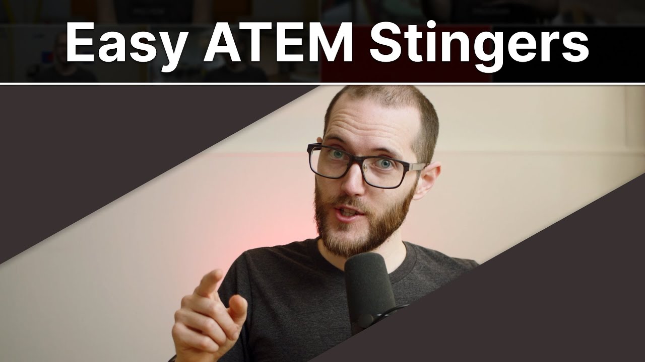 Running stingers on your ATEM switcher - Full H2R Stingers walk through // Show and Tell Ep.92